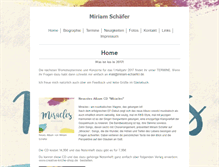 Tablet Screenshot of miriam-schaefer.de